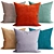 Luxury Decorative Pillows Set 3D model small image 1