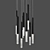 Zuma Line ONE Pendant Chandelier - Black Metal Finish 3D model small image 1