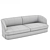 Luxury Italian Bampton Sofa 3D model small image 13