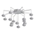 Sleek LED Chandelier: Versatile Elegance 3D model small image 2