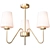 Elegant Olivia 3791 Chandelier Set 3D model small image 2