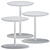 Sleek Noa Round Coffee Tables 3D model small image 3