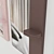 MIA Interior Mirror: Customizable, Integratable, Stylish 3D model small image 3