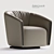 Modern Bodo Armchair: Comfortable Elegance 3D model small image 1