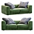 Jesse Pasha Sofa: Stylish and Modern 3D model small image 4