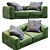 Jesse Pasha Sofa: Stylish and Modern 3D model small image 2