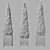 Elegant Cypress Tree 2015: 245cm x 62cm x 265cm 3D model small image 7
