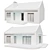 Compact One-Story Urban Home 3D model small image 3