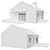Compact One-Story Urban Home 3D model small image 4