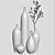 Elegant Decor Vases 3D model small image 2