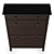 IKEA HEMNES Shoe Cabinet: Stylish Storage Solution 3D model small image 3