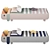 Dual-tone Kids Bed - Max2014, Corona, Vray - 90x200cm 3D model small image 2