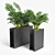 Sleek Sotomon Planter with Trellis 3D model small image 6