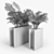 Sleek Sotomon Planter with Trellis 3D model small image 7