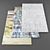 Modern High Resolution Rugs 3D model small image 1