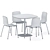 Modern Hale Table - Sleek Design 3D model small image 1