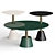 Sleek Shanghai Coffee Tables: Contemporary Design 3D model small image 1