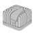 Elegant Pouf Design: Corona Render5 & 3DS Max 2014 3D model small image 3