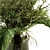 Tropical Elegance: Green Palm Bouquet 3D model small image 2