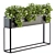 Elevated Greenery Set: Indoor Plant Box 3D model small image 1