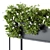 Elevated Greenery Set: Indoor Plant Box 3D model small image 4