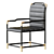 Elegant Leather Chair 3D model small image 3