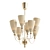 Elegant Tynell Chandelier 3D model small image 1