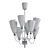 Elegant Tynell Chandelier 3D model small image 2