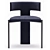 Modern Zefir Chair: Stylish and Comfortable Seating 3D model small image 6