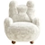 Cozy Comfort: Papa Bear Armchair 3D model small image 2