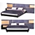 Sleek Modern Bed Design 3D model small image 2