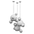 Exquisite Coombes Bolle Chandelier 3D model small image 2