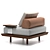 Caprera Armchair: High-Quality Design for Interior and Exterior Spaces 3D model small image 3