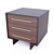 Corona 1.5 Nightstand - Stylish and Compact Bedroom Storage 3D model small image 2