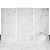 Elegant Carrara Marble Tiles 3D model small image 2