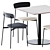 Elegant T-Table: Modern Design 3D model small image 6