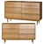 Quilda 6-Drawer Chest - Elegant and Spacious 3D model small image 1