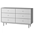 Quilda 6-Drawer Chest - Elegant and Spacious 3D model small image 2