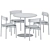 Sleek R-900 T-Table: Modern Design 3D model small image 3