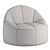 Millie 2014 Modern Armchair 3D model small image 6