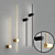 Minimalist Metal LED Wall Lamp 3D model small image 1