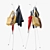 Elegant Ekrar Coat Stand: Stylish and Functional 3D model small image 3