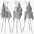 Elegant Ekrar Coat Stand: Stylish and Functional 3D model small image 5