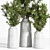Elegant Gray Branch Pot 3D model small image 4