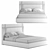 Gaye Mezzo Bed: Sleek and Elegant 3D model small image 4