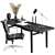 Sleek and Functional: Poliform Work Desk 3D model small image 1