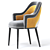 Modern Charisse Dining Chair 3D model small image 3