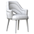 Modern Charisse Dining Chair 3D model small image 5