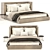 Elegant Ivory Bed: Luxurious and Timeless 3D model small image 2