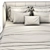 Elegant Ivory Bed: Luxurious and Timeless 3D model small image 4